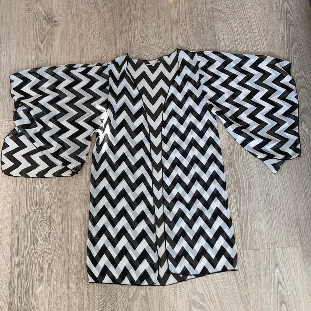Sheer cardigan
